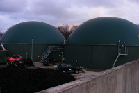 Biogasanlage mit Silphie als Co-Substrat
